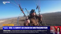 L'image du jour: aux États-Unis, un youtuber survit au crash de son paramoteur