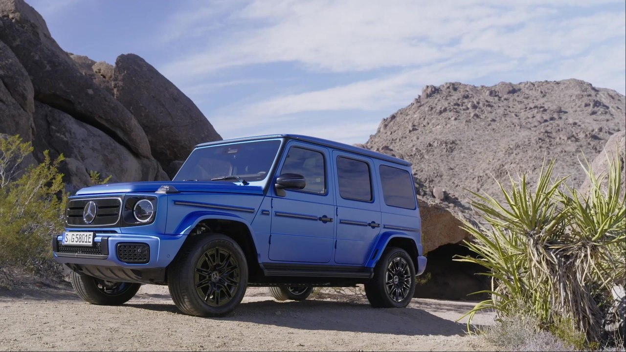 Die neue elektrische Mercedes-Benz G-Klasse - Das Exterieur - Eigenständige Design-Elemente tragen zu optimierter Aerodynamik bei
