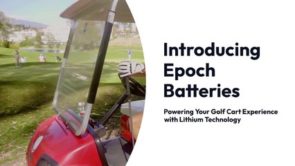 Lithium battery for golf cart