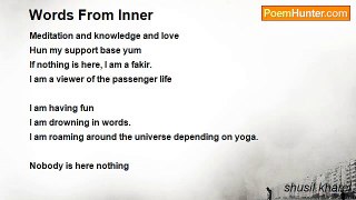 shusil kharel - Words From Inner