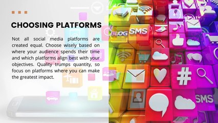 What are the strategy in social media marketing