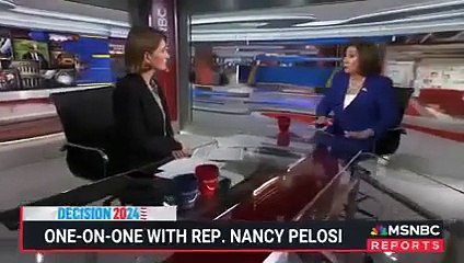 Nancy Pelosi Clashes with MSNBC's Katy Tur Over Trump's Economic Record