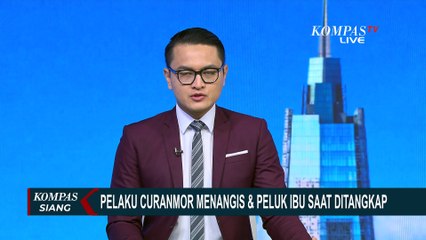 Dramatis, Pelaku Pencurian Motor Sempat Menangis dan Peluk Ibu saat Ditangkap Polisi!