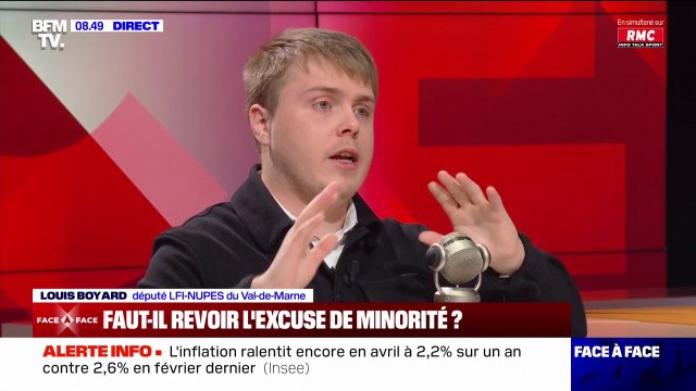 Je n'y suis absolument pas favorable : Louis Boyard s'oppose à la levée de l'excuse de minorité