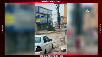 Medine'de şiddetli sel etkili oldu: Şehrin sokakları göle döndü