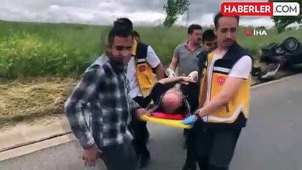 Otomobil Takla Attı: 1 Yaralı