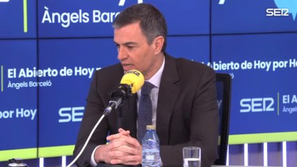El primer minuto de Pedro Sánchez en su entrevista con Angels Barceló: "He estado mal..."
