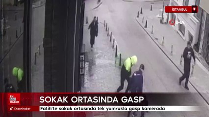 İstanbul'da sokak ortasında gasp