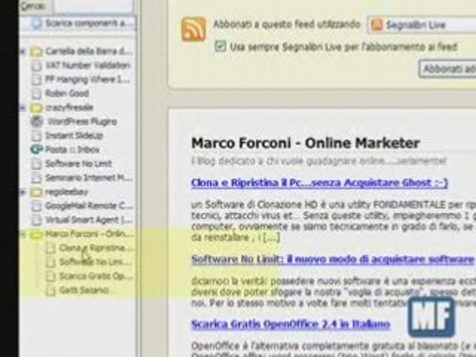 Come iscriversi ai Feed Rss