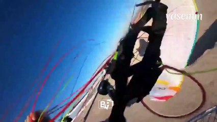 Paramotor pilotu Youtuber Anthony Vella 25 metre yükseklikten yere çakıldı!
