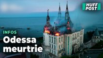 En Ukraine, un château digne d'Harry Potter en partie détruit après une frappe russe