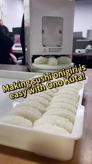 Making sushi onigiri is easy with Ono Kuta!