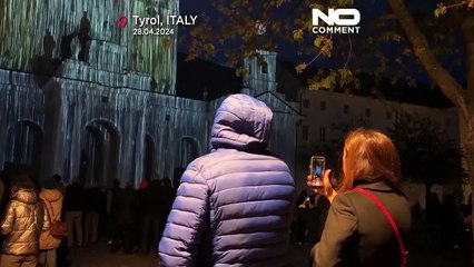 Lichterfest in Brixen: 36 Installationen des Water Light Festival machen auf Klimawandel aufmerksam