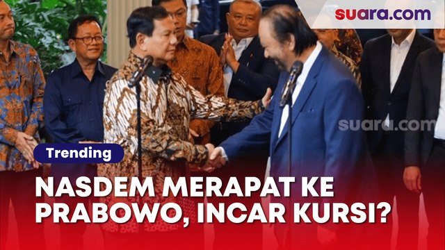 Mendadak Merapat ke Prabowo usai Anies Keok Pilpres, NasDem Bantah Incar Kursi Menteri