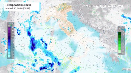 Precipitazioni Italia