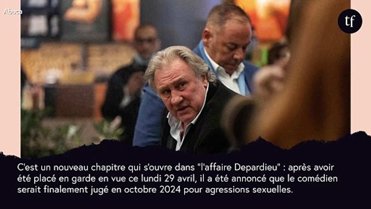 "Agressions sexuelles" : Gérard Depardieu sera jugé en octobre 2024