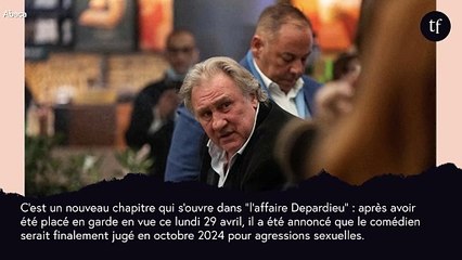 "Agressions sexuelles" : Gérard Depardieu sera jugé en octobre 2024