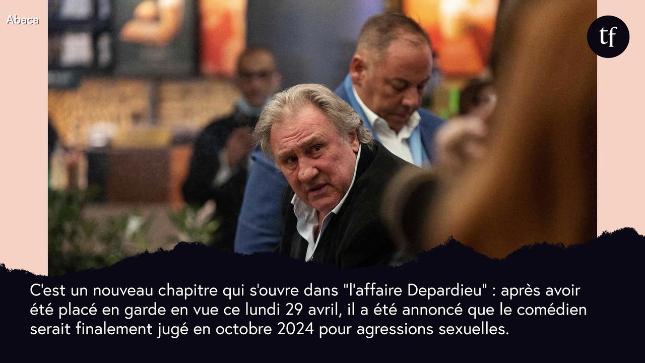 "Agressions sexuelles" : Gérard Depardieu sera jugé en octobre 2024
