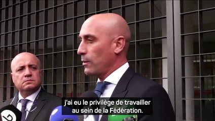 Rubiales : "Nous avons toujours agi dans le respect de la légalité"
