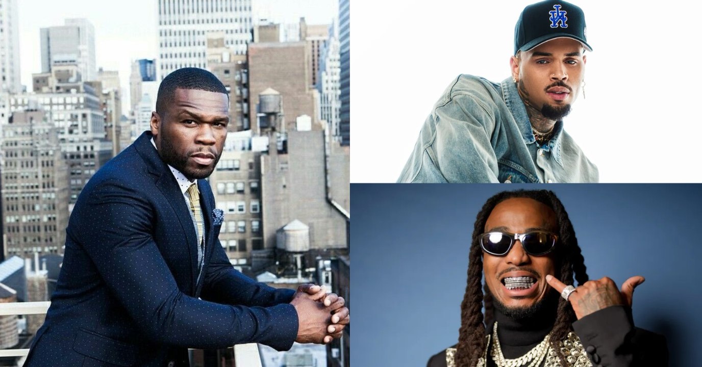 50 Cent se moque du spectacle à faible affluence de Quavo suite à un incident avec Chris Brown