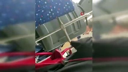 Otobüs şoförü herkesle kavga edince yolcular ayaklandı