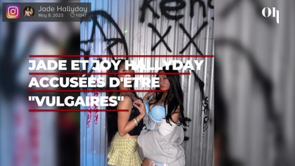Jade et Joy Hallyday accusées d'être "vulgaires et provocatrices" par les fans de Johnny, "Des gamines mal élevées"