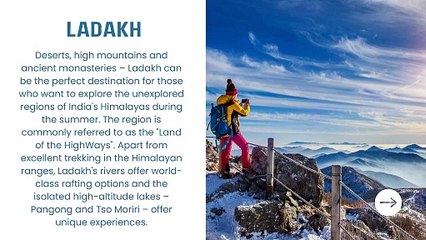 The Park Holidays International 8 Places to Visit in India for a Summer Vacation