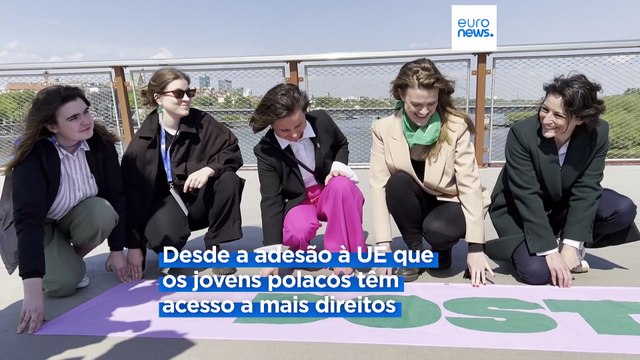Jovens polacos continuam a lutar pelos seus direitos vinte anos após adesão do país à União Europeia