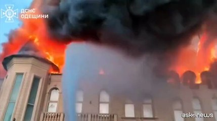 Un missile russo distrugge il "Castello Harry Potter" a Odessa