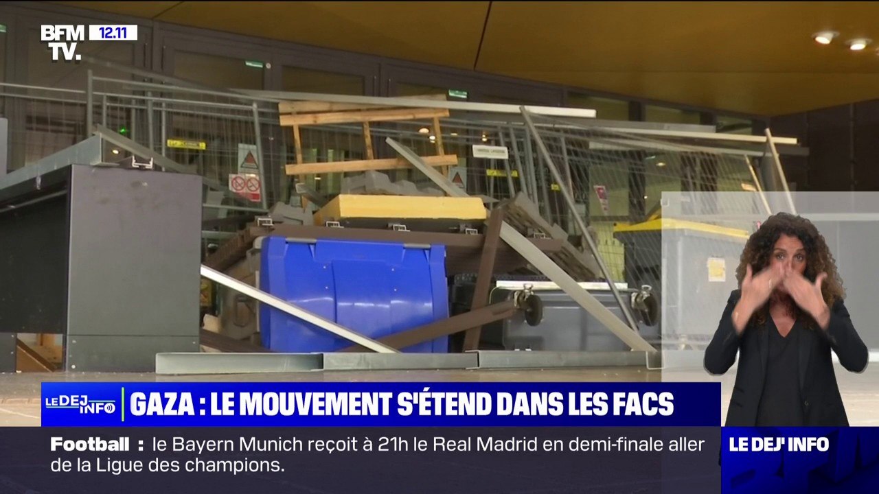 Gaza: le mouvement de contestation s'étend dans plusieurs universités en France