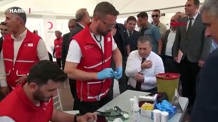 "Kilis karası kan yapar, verdiğiniz can yapar" sloganıyla bağış kampanyası