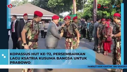 Prabowo Hadiri Hut Kopasus Tanggal 30 April 2024