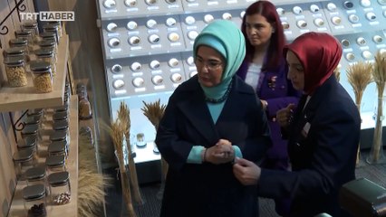 Emine Erdoğan, Türkiye Tohum Gen Bankası'nı ziyaret etti