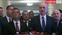 TBMM Başkanı Numan Kurtulmuş, CHP Genel Başkanı Özgür Özel'i ziyaret etti