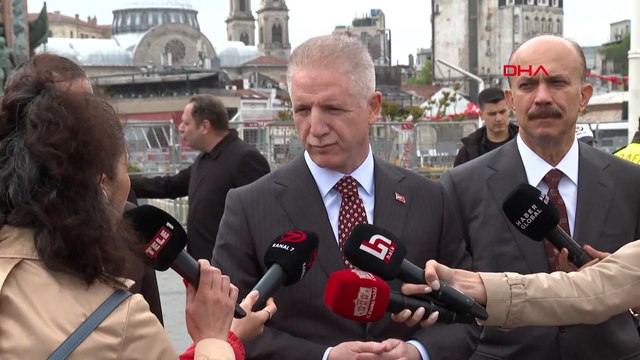 Vali Gül'den 1 Mayıs öncesi Taksim’de inceleme ve açıklama