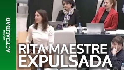 Rita Maestre expulsada del pleno de Madrid: Almeida asegura que se refirió a los concejales de Vox como "nazis"