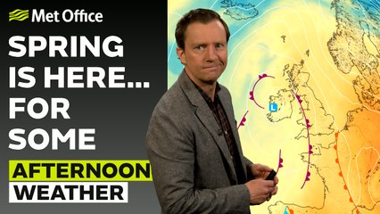 Met Office Afternoon Weather Forecast 30/04/24-Unsettled west, sunshine in the east