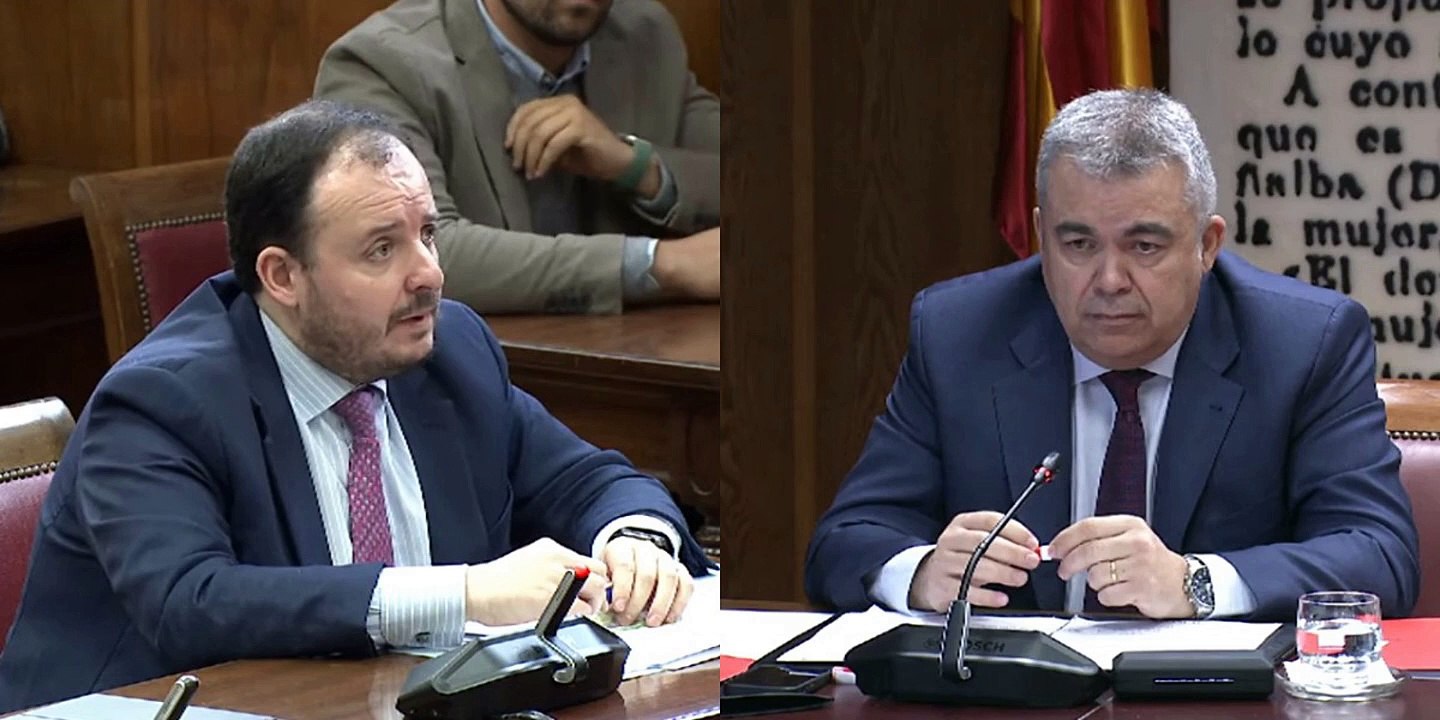 Un senador del PP revienta a Santos Cerdán (PSOE) a la vista de todos: "Usted es el padrino y el avalista de Koldo"