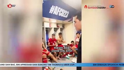 Erick Thohir datangi ruang ganti timnas U-23 Indonesia usai kalah dari Uzbekistan