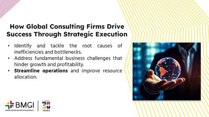 How Global Consulting Firms Drive Success Through Strategic Execution