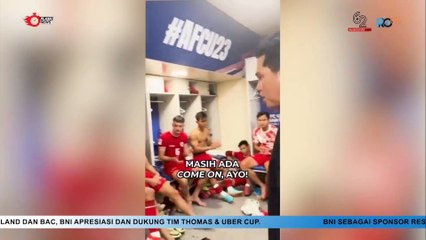 Erick Thohir Datangi Ruang Ganti Timnas Indonesia Memberi Semangat