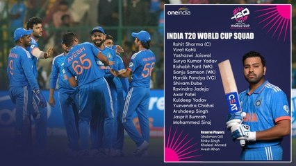T20 World Cup 2024.. ఆ స్టార్ ప్లేయర్లకు నో చెప్పేసి భారత జట్టును ప్రకటించిన BCCI | Oneindia Telugu