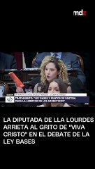 El discurso de la diputada Lourdes Arrieta de La Libertad Avanza por Mendoza