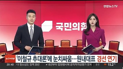 '이철규 추대론'에 눈치싸움…여, 원내대표 경선 연기