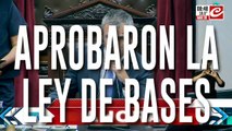 La Cámara de Diputados aprobó la nueva Ley de Bases