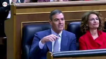 Sánchez amenazando a Feijóo de que tiene «cosas» de su pareja