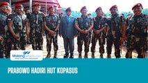 Prabowo Hadiri HUT ke 72 Kopassus, Disambut oleh Petinggi TNI
