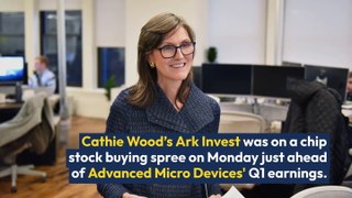 Cathie Wood's Ark Goes Chip-Stock Shopping Ahead Of AMD Earnings, Adds More Of Warren Buffett-Backed Chinese EV Play