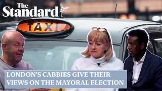 What do London's black cab drivers think about the mayoral election?