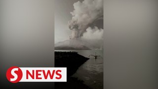 Indonesia's Ruang volcano erupts, more than 12,000 people evacuated